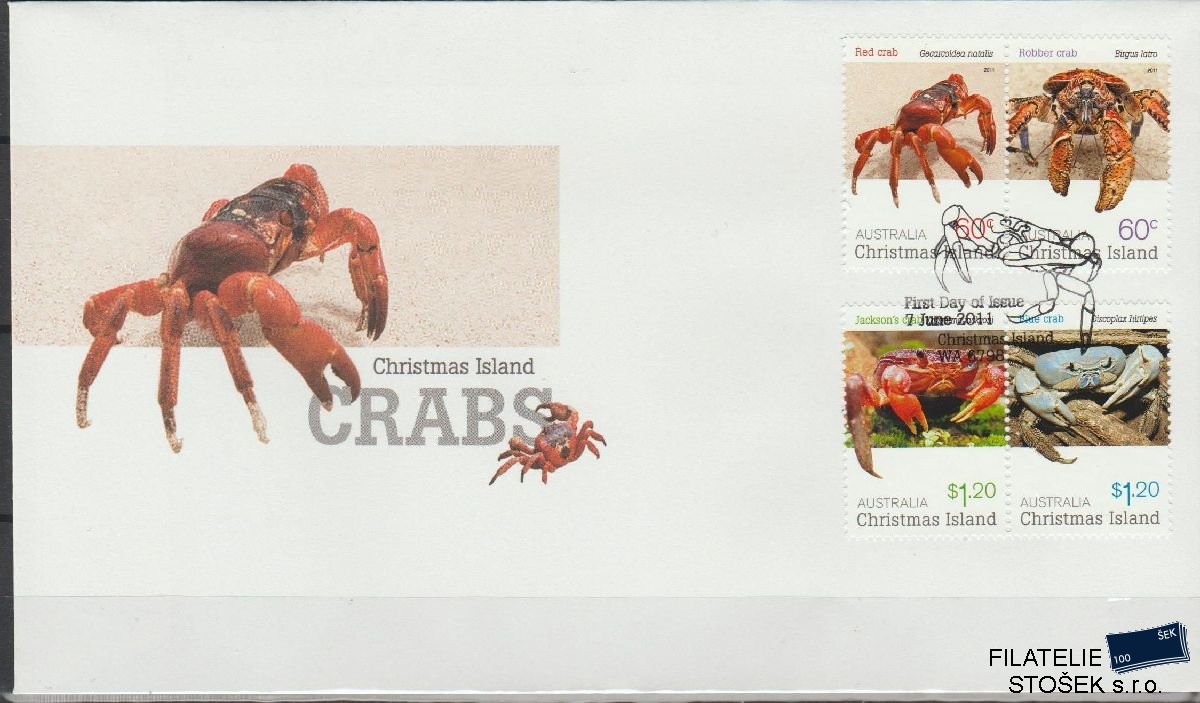 Christmas Islands známky FDC Mi 703-6