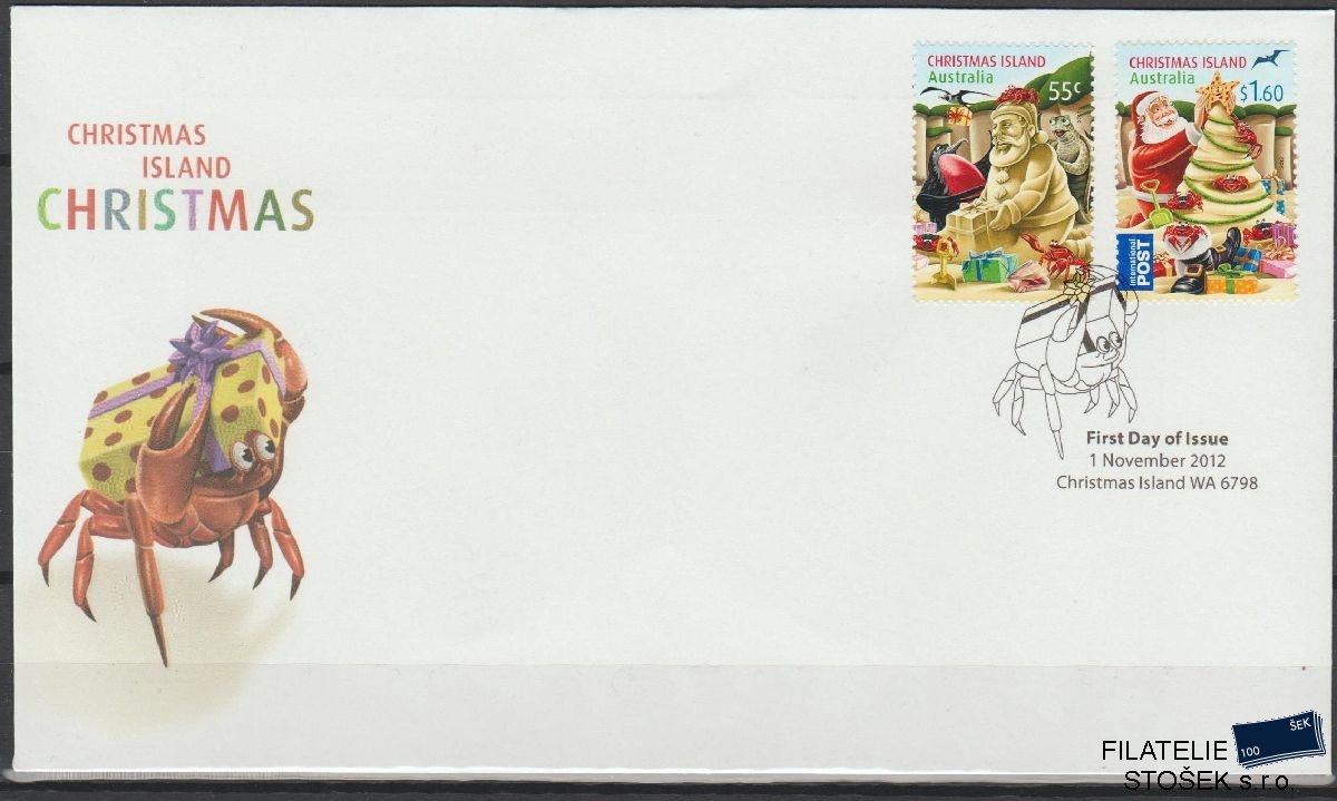 Christmas Islands známky FDC Mi 729-30