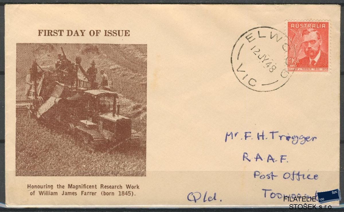 Austrálie známky FDC Mi 191