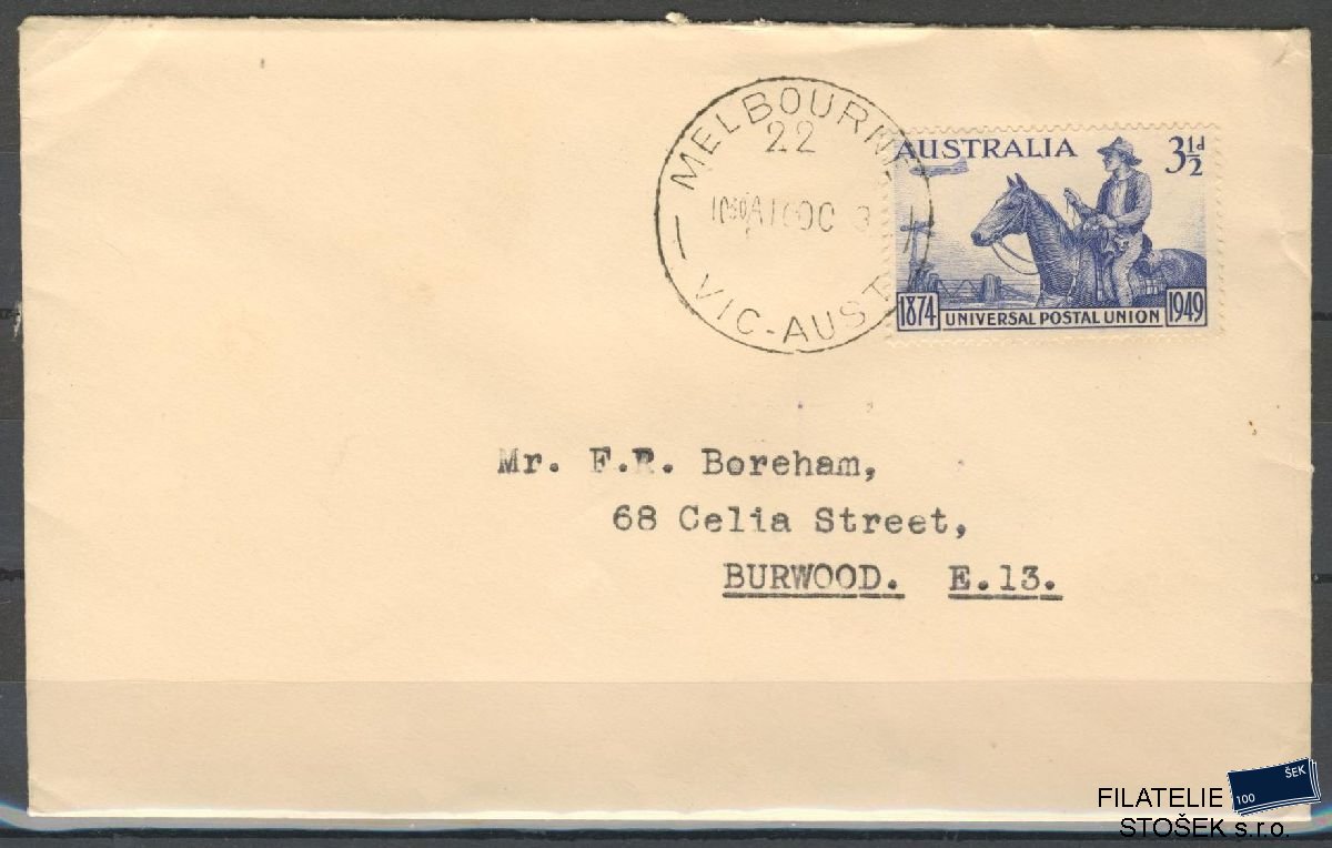 Austrálie známky FDC Mi 198