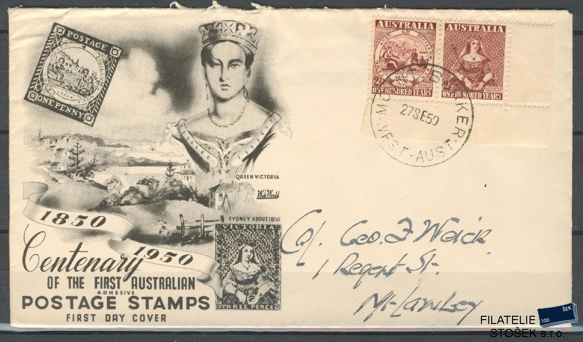 Austrálie známky FDC Mi 207-8