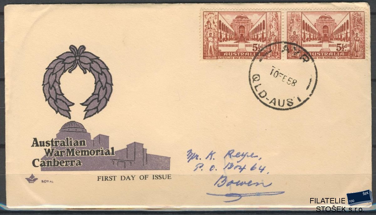 Austrálie známky FDC Mi 282-83