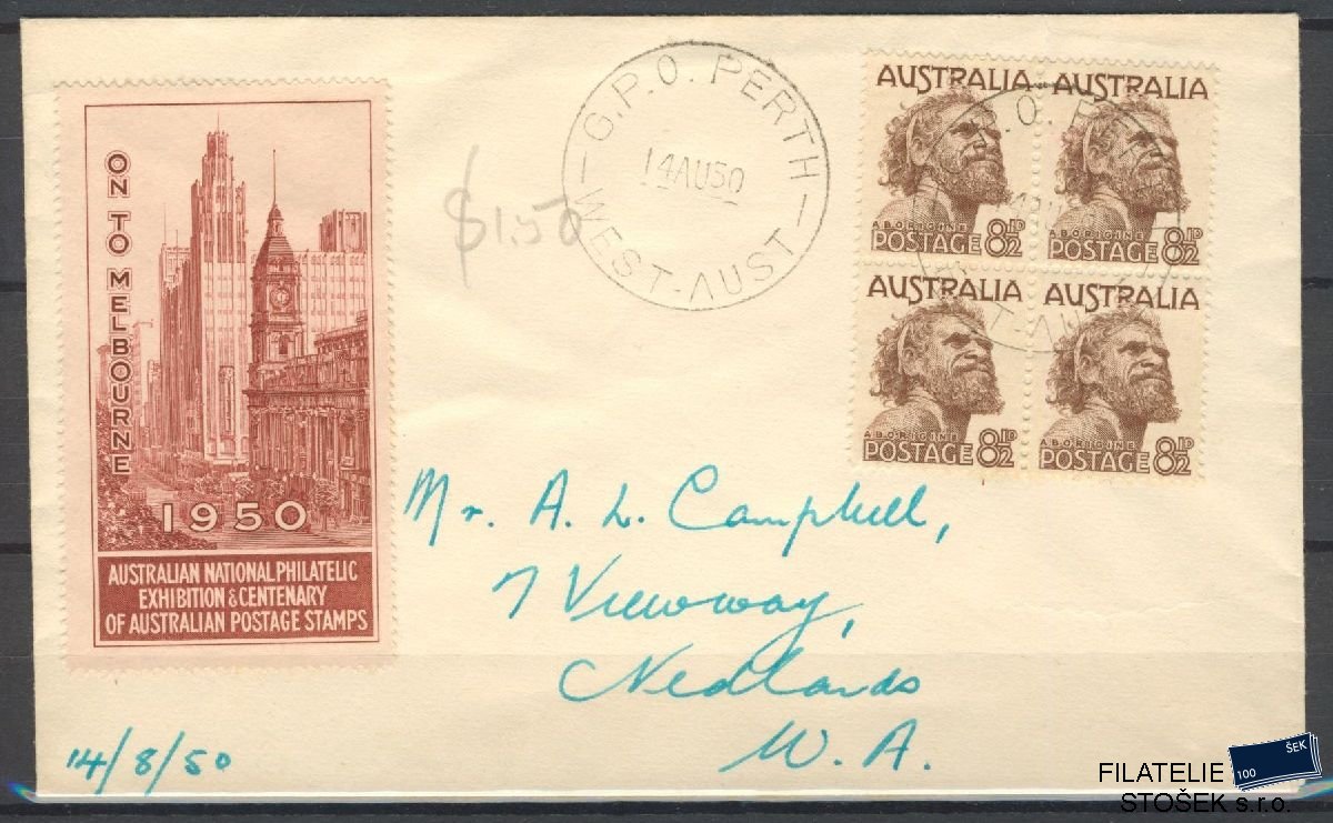 Austrálie známky FDC Mi 206