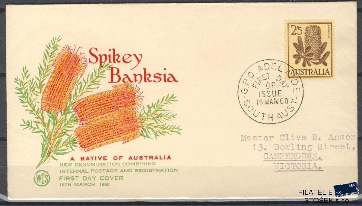 Austrálie známky FDC Mi 301