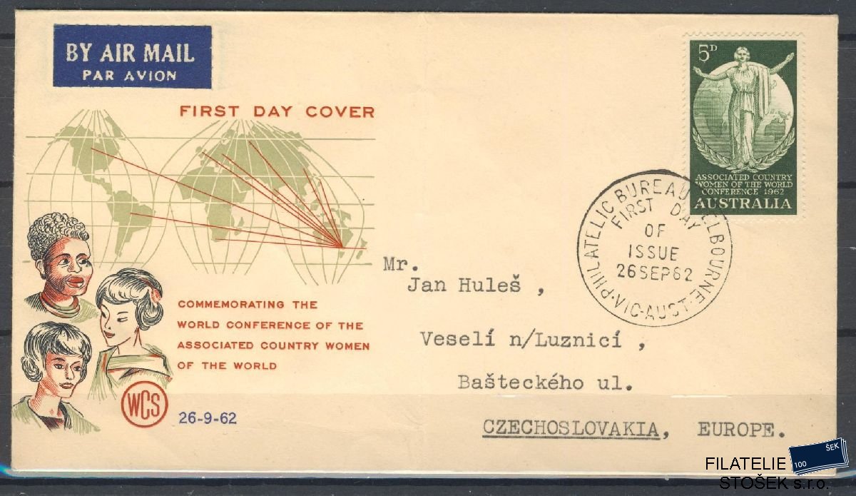 Austrálie známky FDC Mi 319