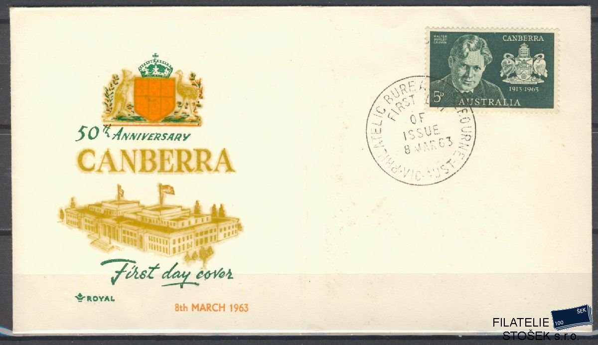 Austrálie známky FDC Mi 325