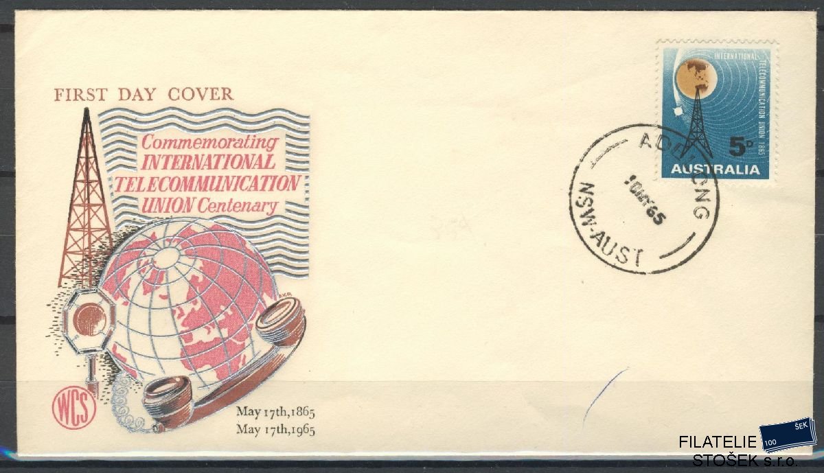 Austrálie známky FDC Mi 352