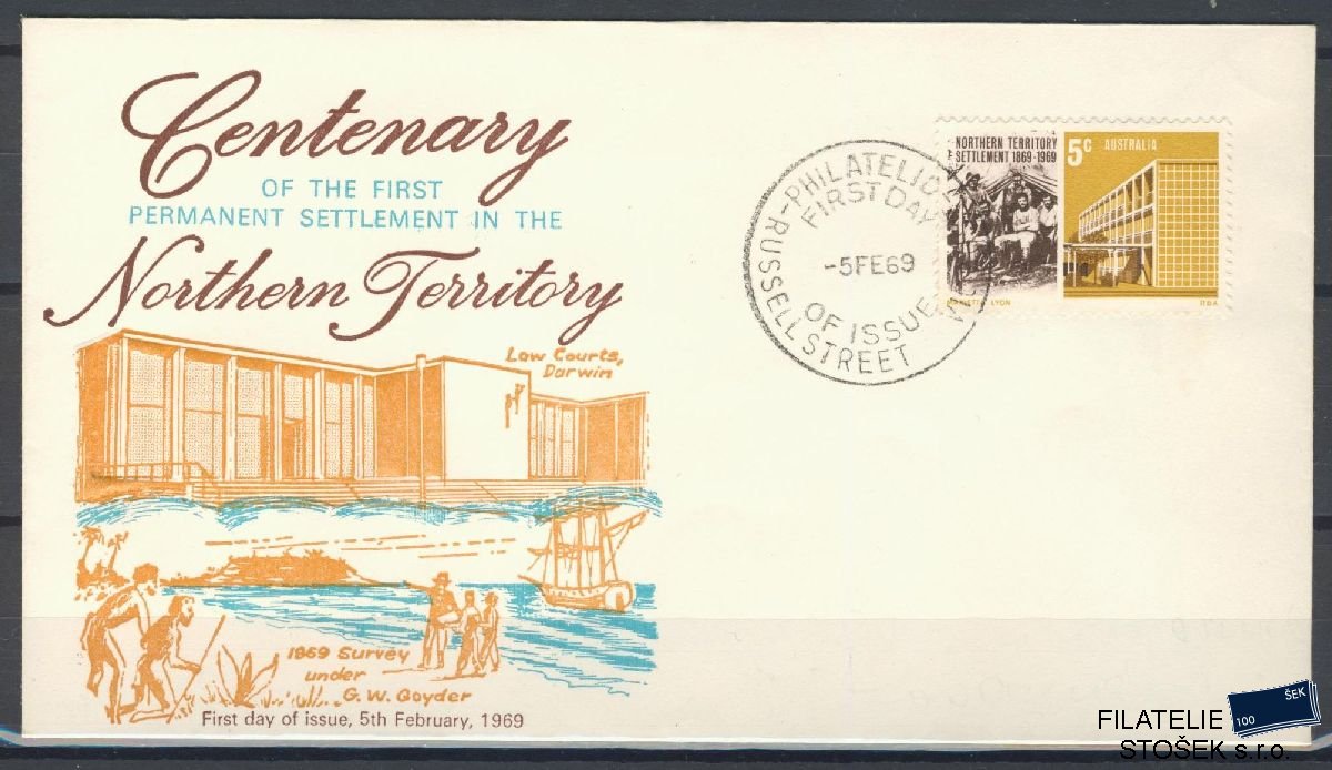 Austrálie známky FDC Mi 415