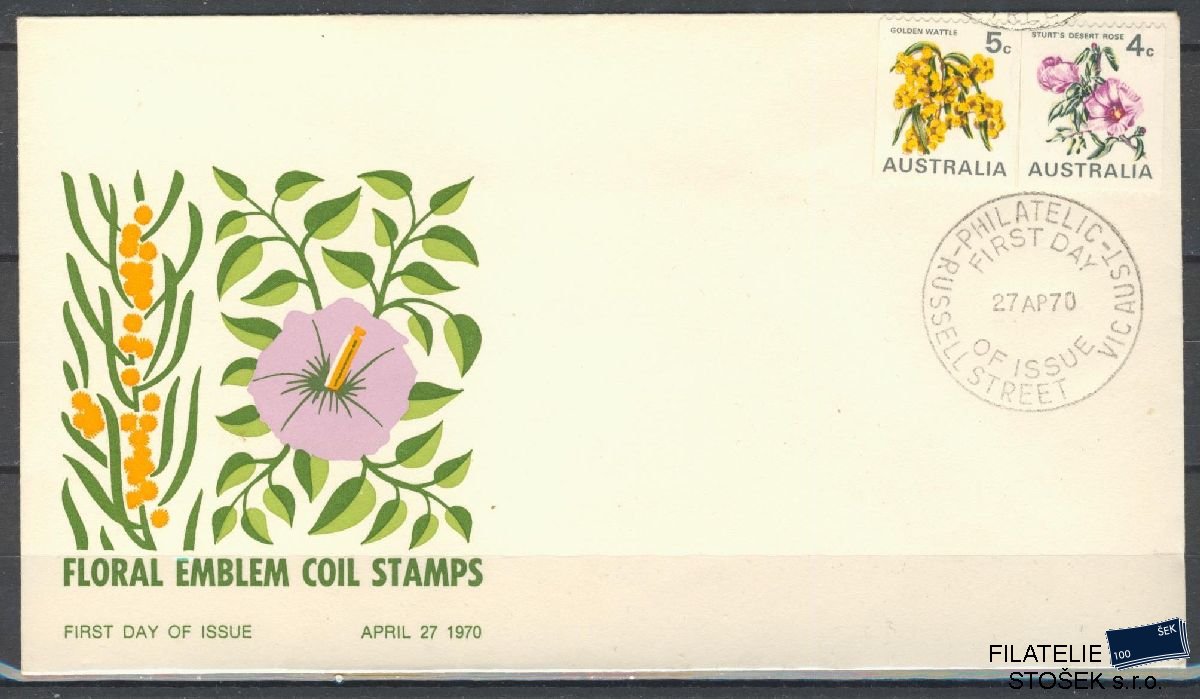 Austrálie známky FDC Mi 443-44