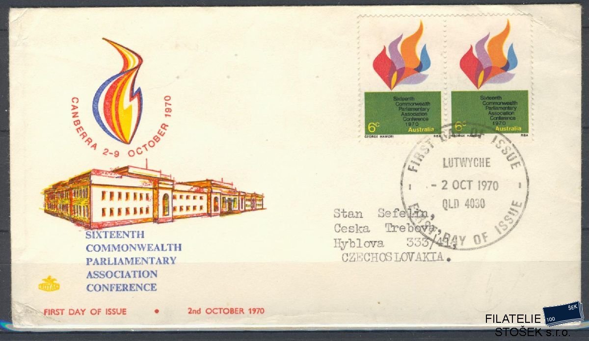 Austrálie známky FDC Mi 451