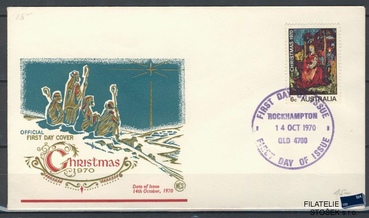 Austrálie známky FDC Mi 453