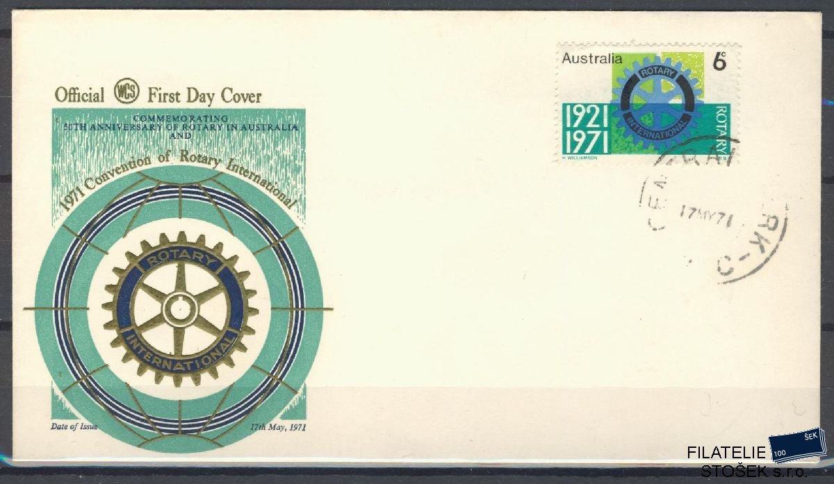 Austrálie známky FDC Mi 466