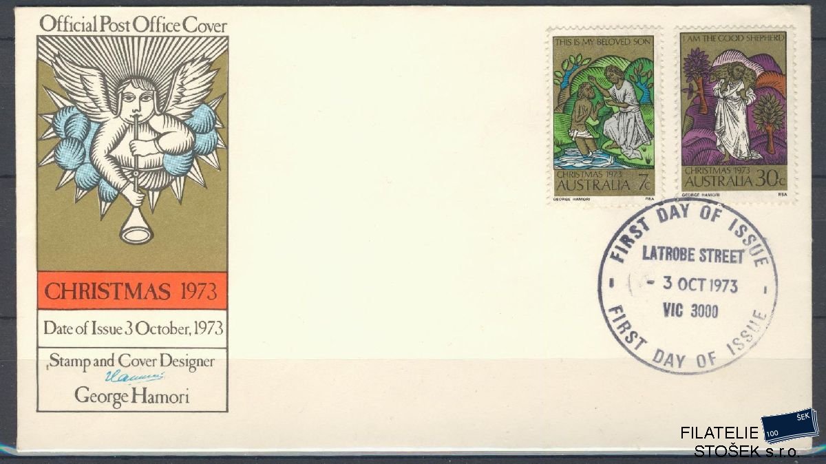 Austrálie známky FDC Mi 535-36