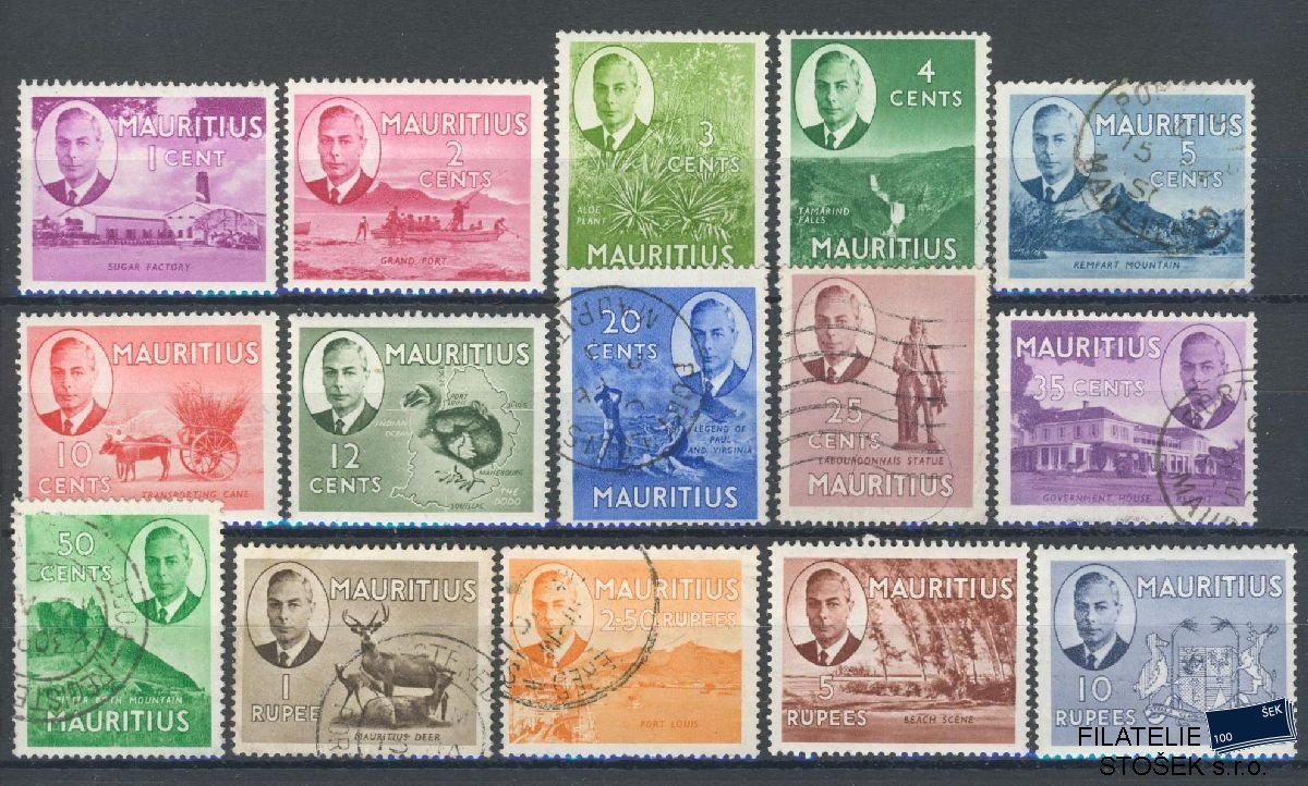 Mauritius známky Mi 227-41 - Sestava