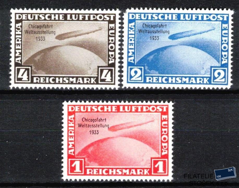 Dt. Reich známky Mi 496-8 Novotisky