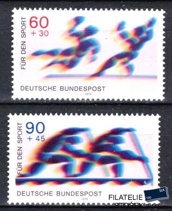 Bundes známky Mi 1009-10