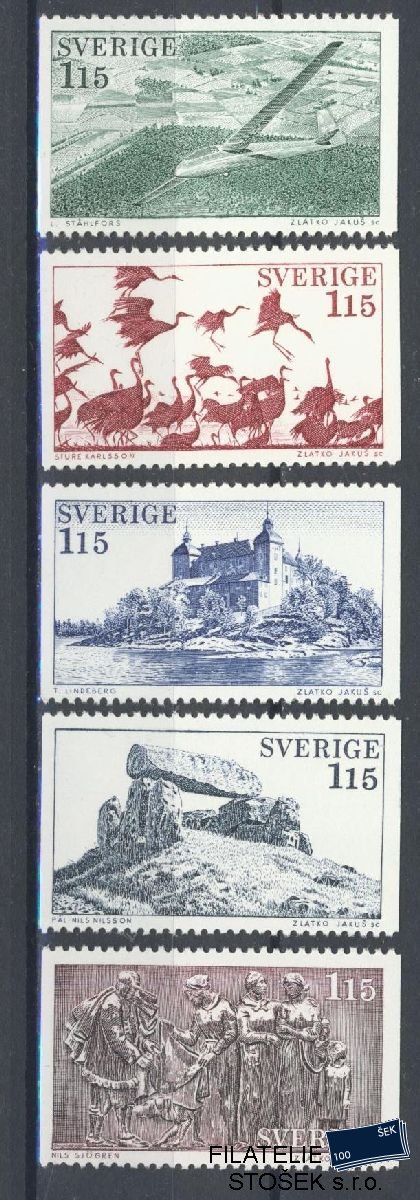 Švédsko známky Mi 1028-32