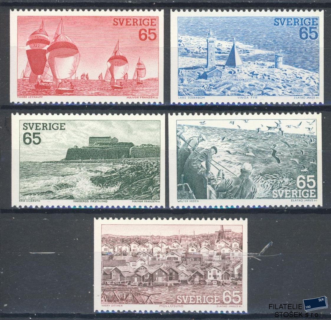 Švédsko známky Mi 854-58