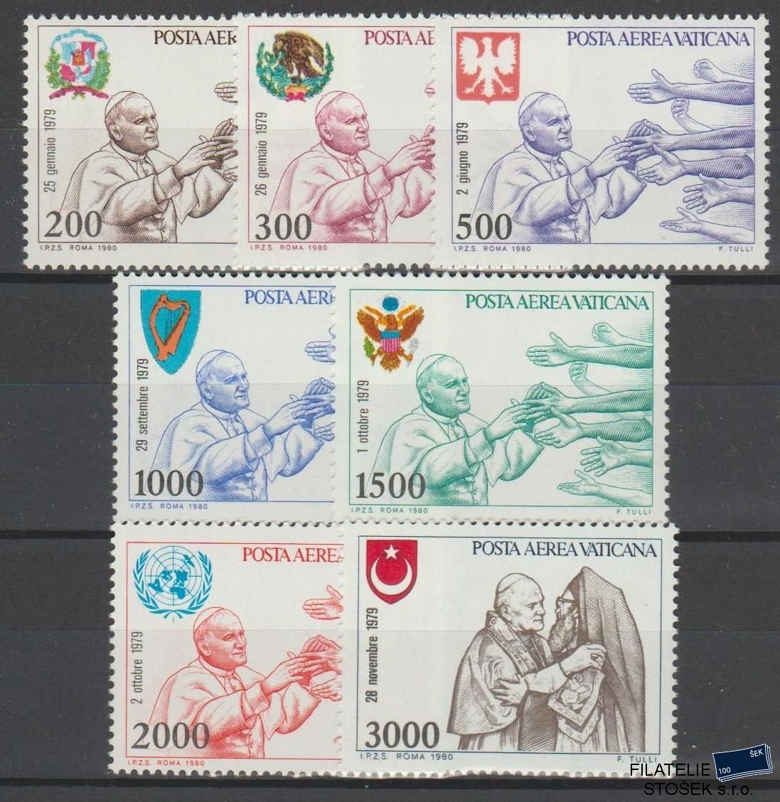 Vatikán známky Mi 764-70