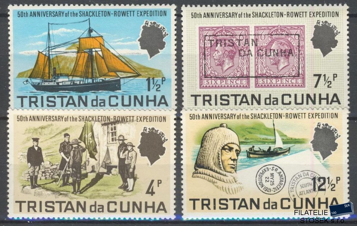 Tristan da Cunha známky Mi 153-56