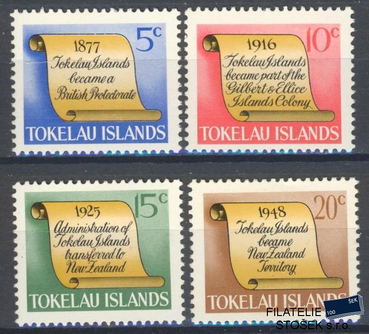 Tokelau Islands známky Mi 9-12