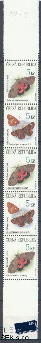 ČR známky 211-12 5 Páska