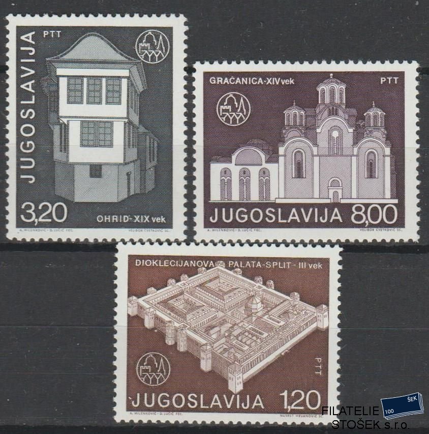 Jugoslávie známky Mi 1627-29