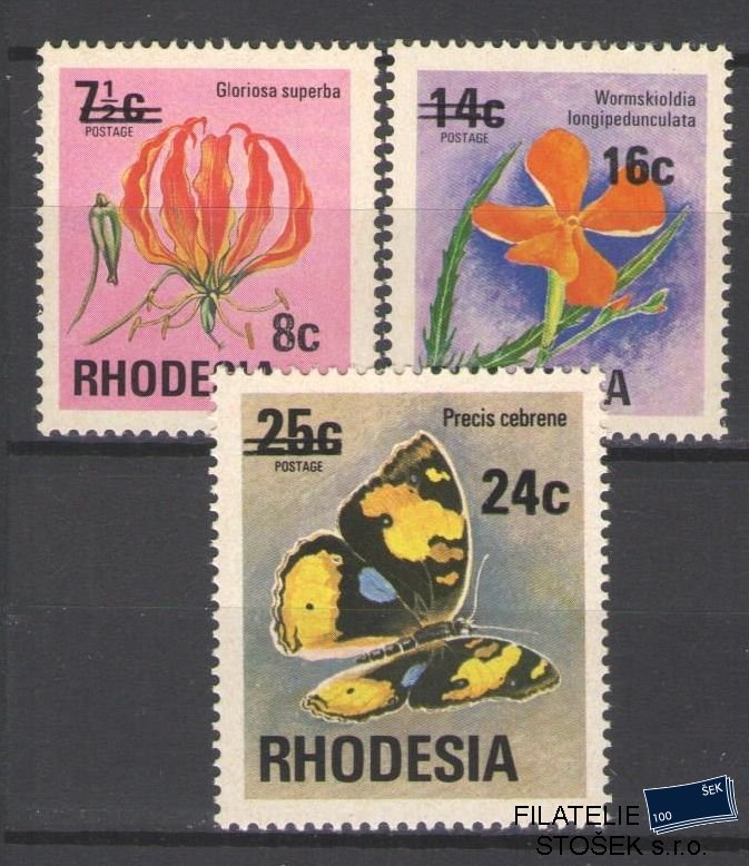 Rhodesia známky Mi 172-74