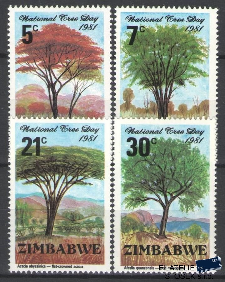 Zimbabwe známky Mi 255-58