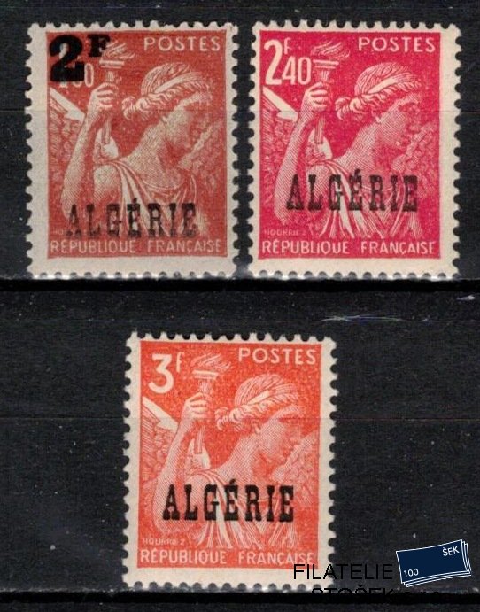 Algerie známky Yv 233+235-6 sestava známek