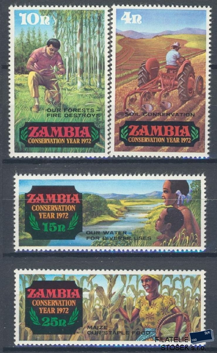 Zambia známky Mi 81-84