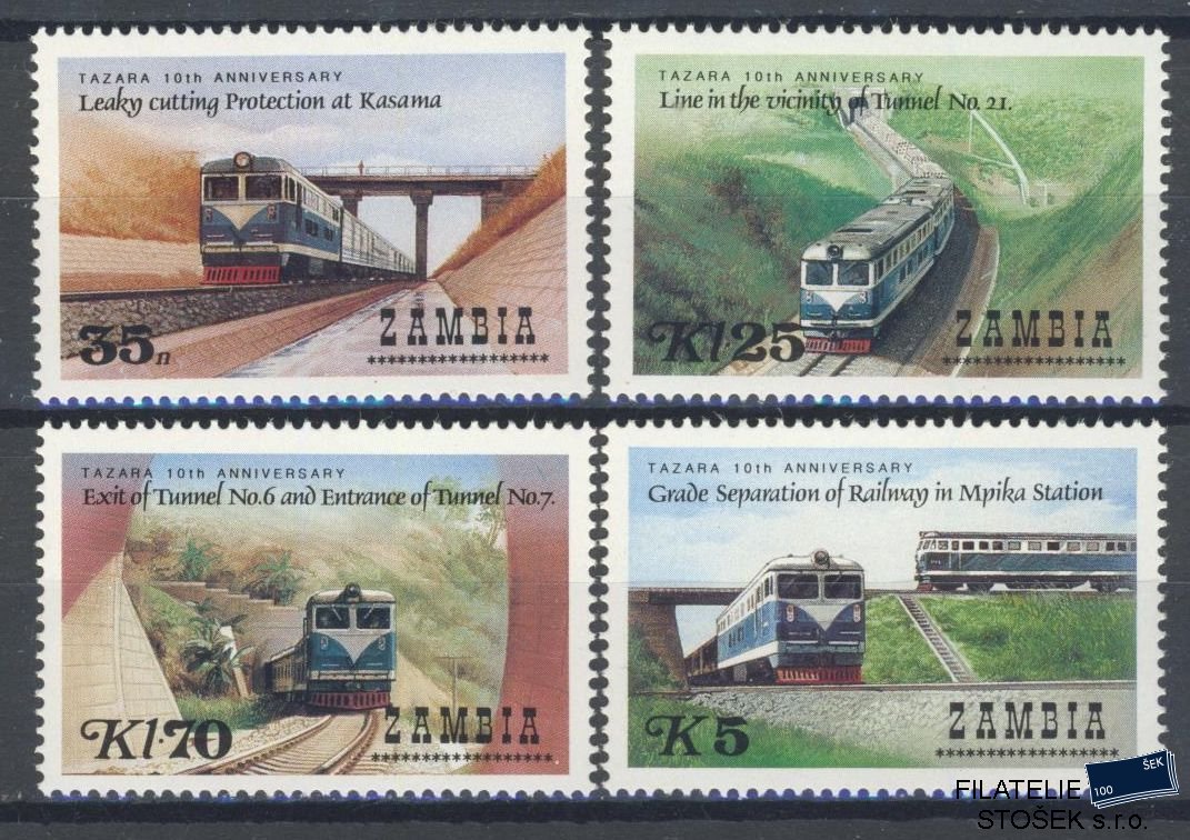 Zambia známky Mi 373-76