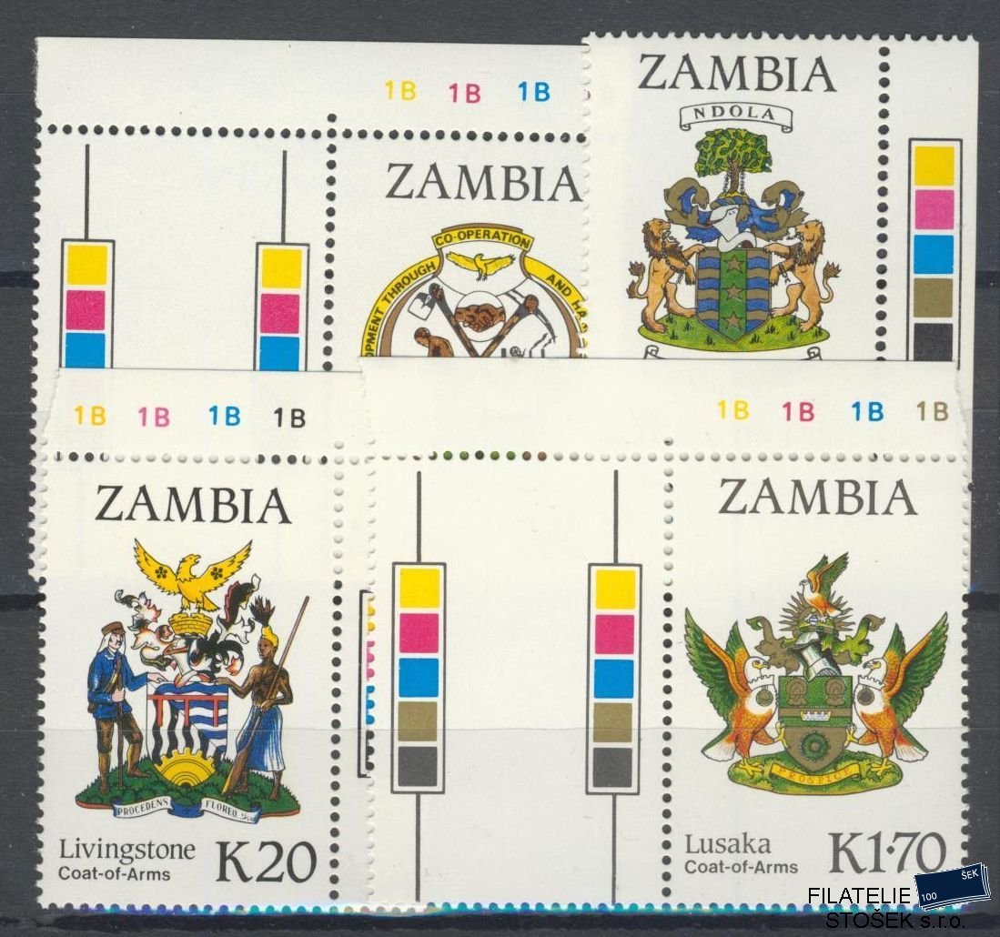 Zambia známky Mi 381-84