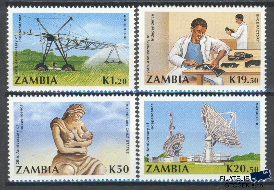 Zambia známky Mi 524-27