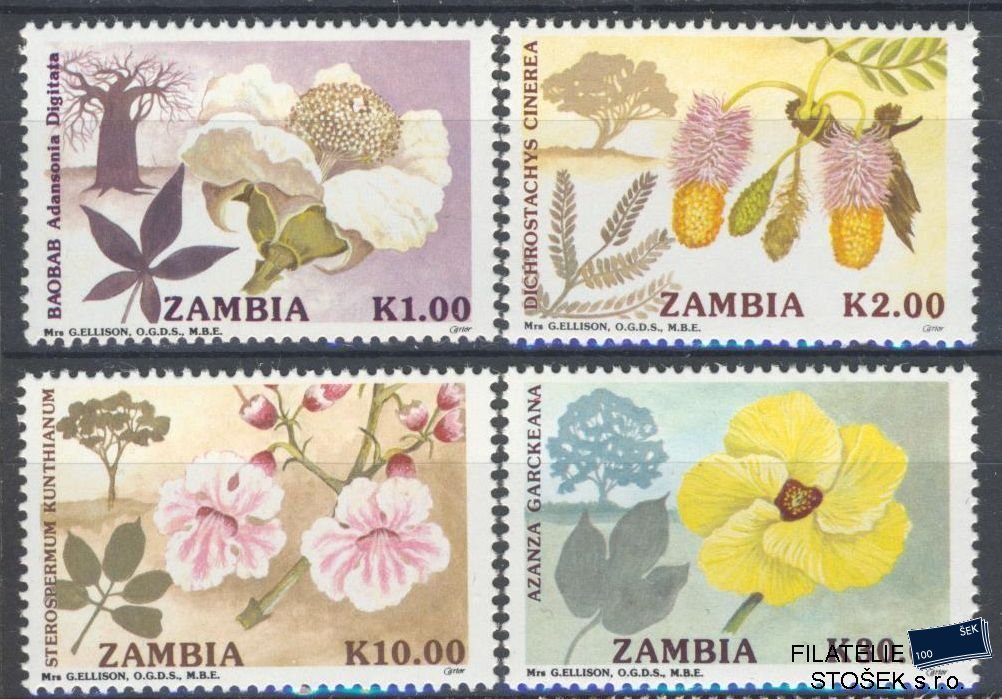 Zambia známky Mi 586-87