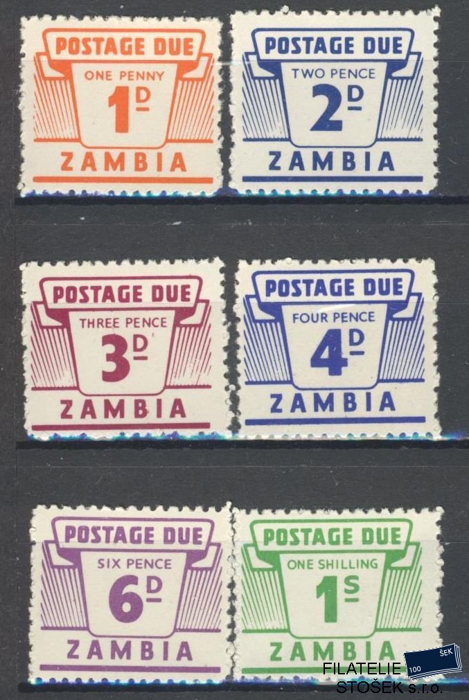 Zambia známky Mi P 1-6