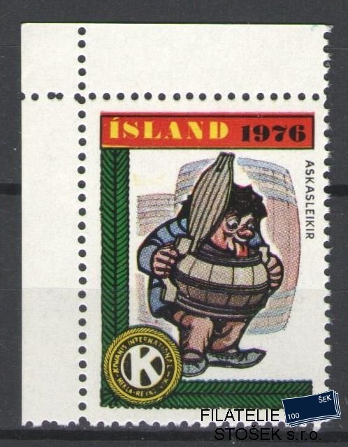 Island známky Mi Jól 1976