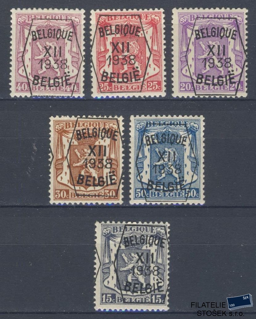 Belgie známky Mi PRE 333-38