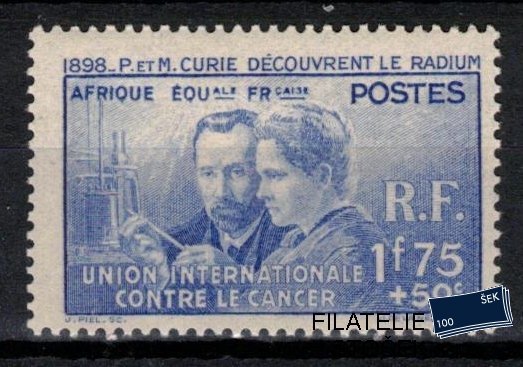 Afr.équatoriale 1938 Curie