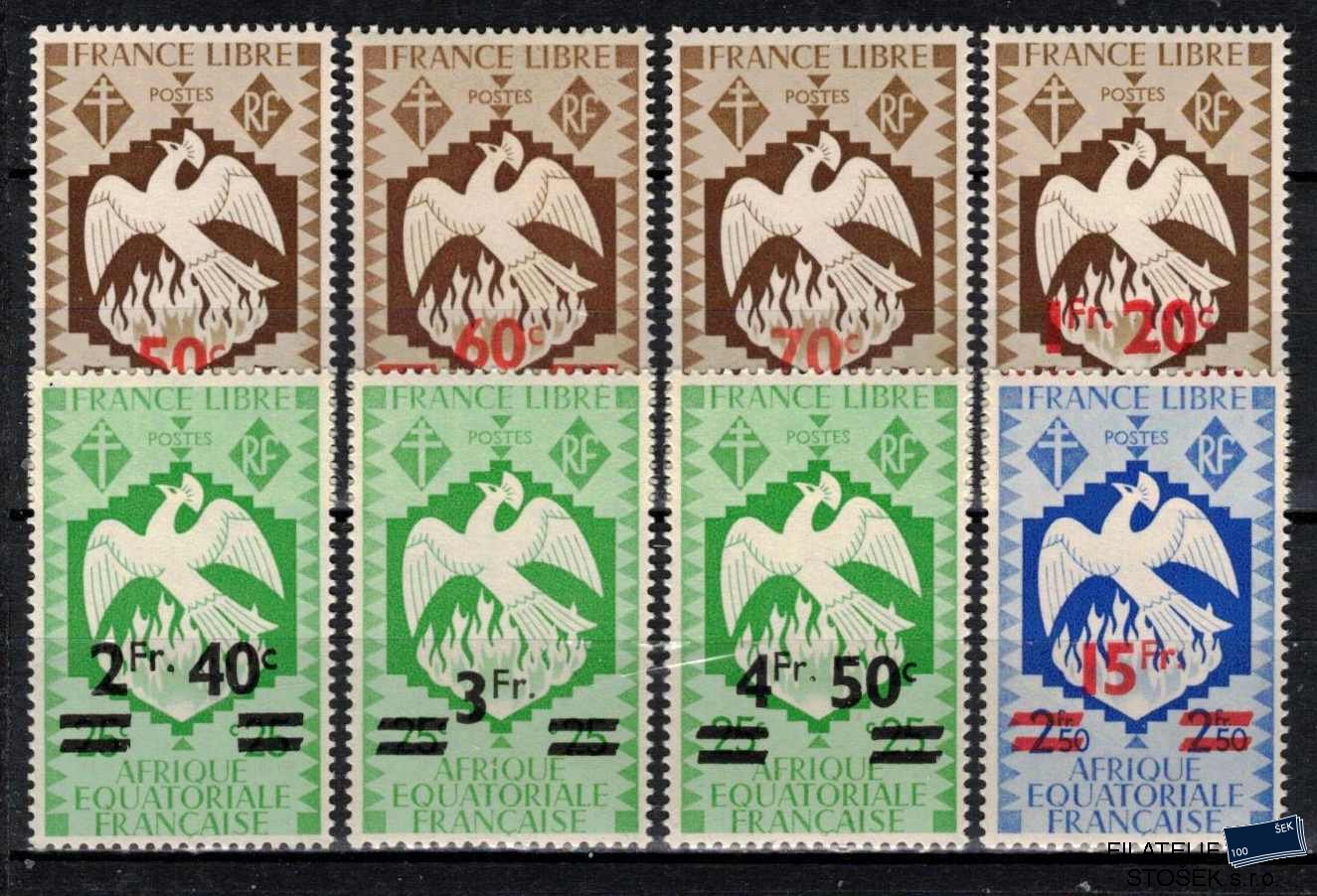 Afrika Equatoriale známky Yv 198-205