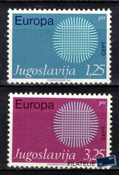 Jugoslávie známky Mi 1379-80