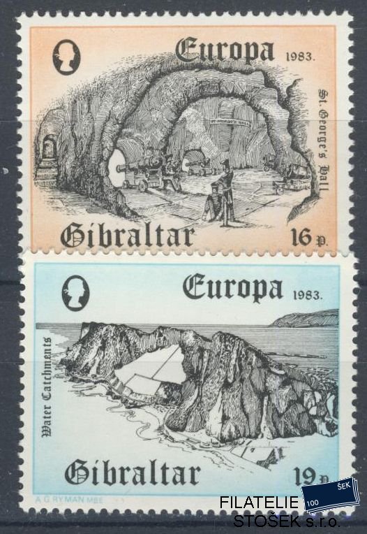 Gibraltar známky Mi 463-64