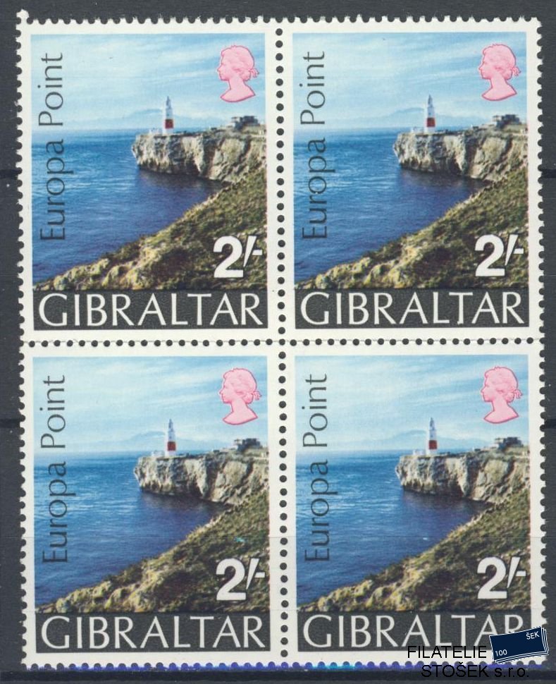 Gibraltar známky Mi 236 4 Blok