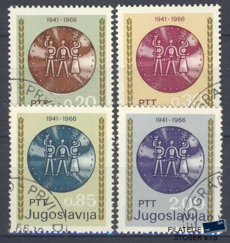 Jugoslávie známky Mi 1179-82