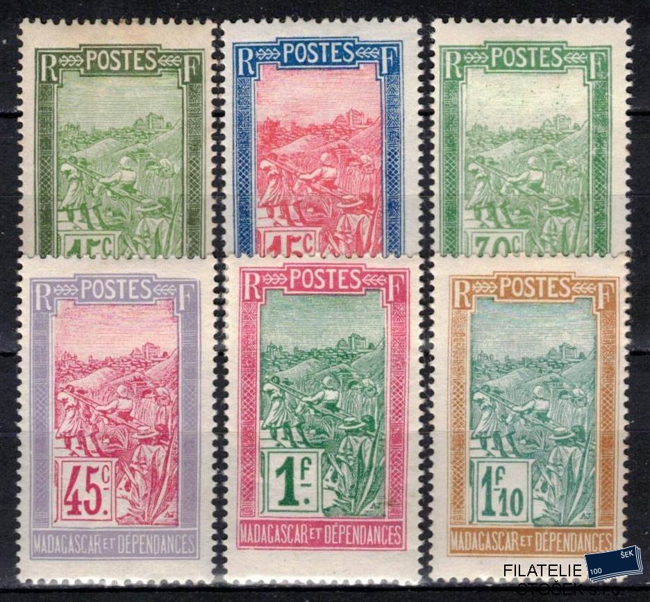 Madagascar známky Yv 156-61 1x KVP