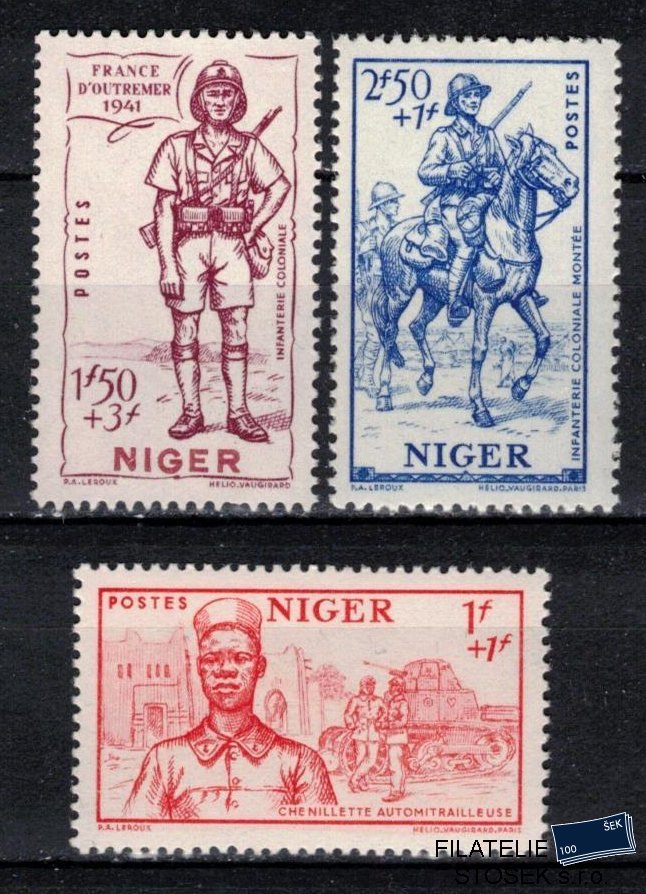 Niger známky 1941 Défense de l´Empire