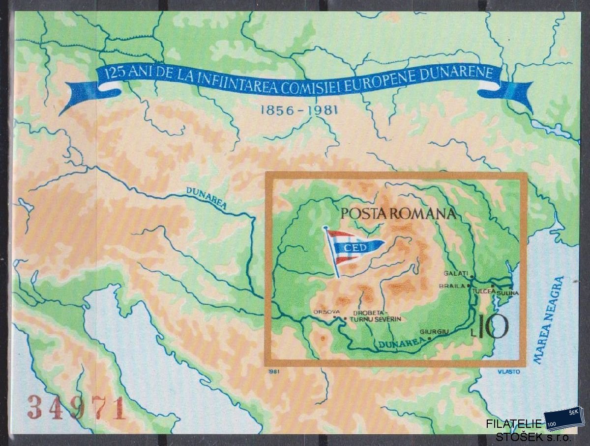 Rumunsko známky Mi Blok 177