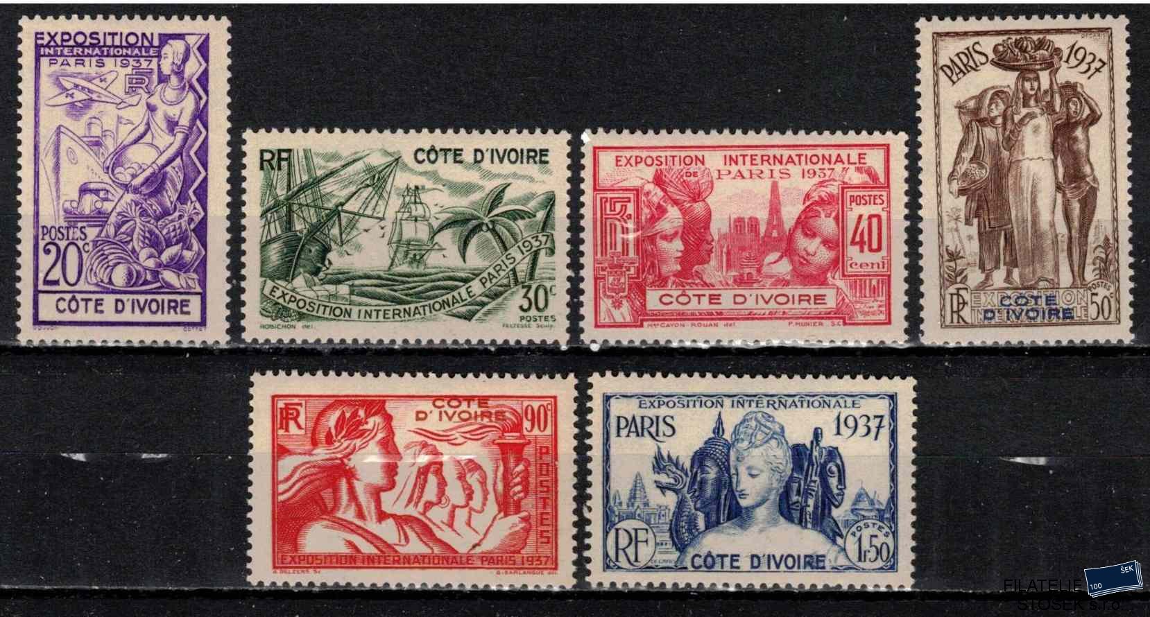 Cote d´Ivoire známky Yv 133-8