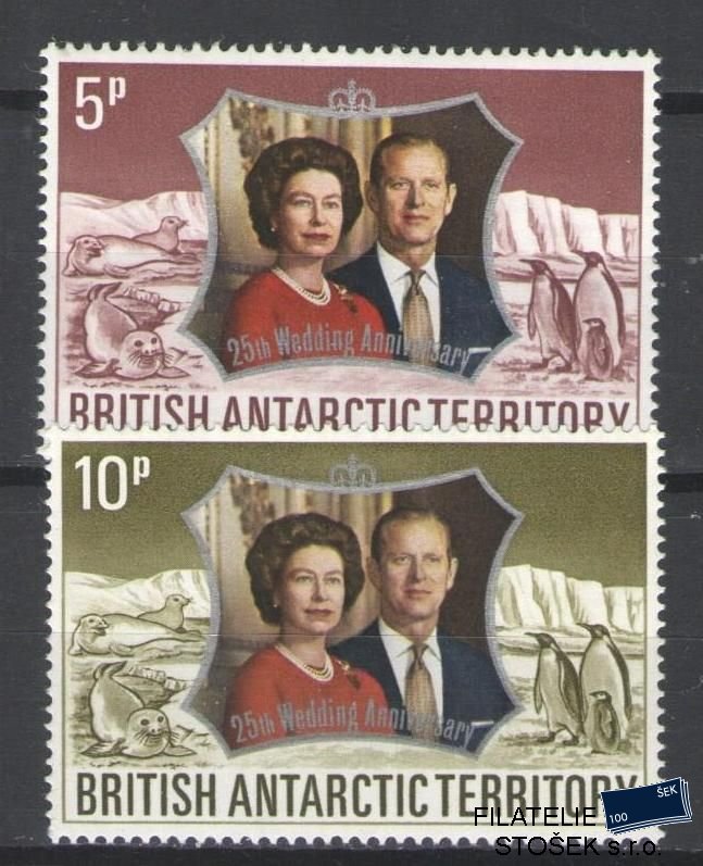 British Antarctic Territory známky Mi 43-44