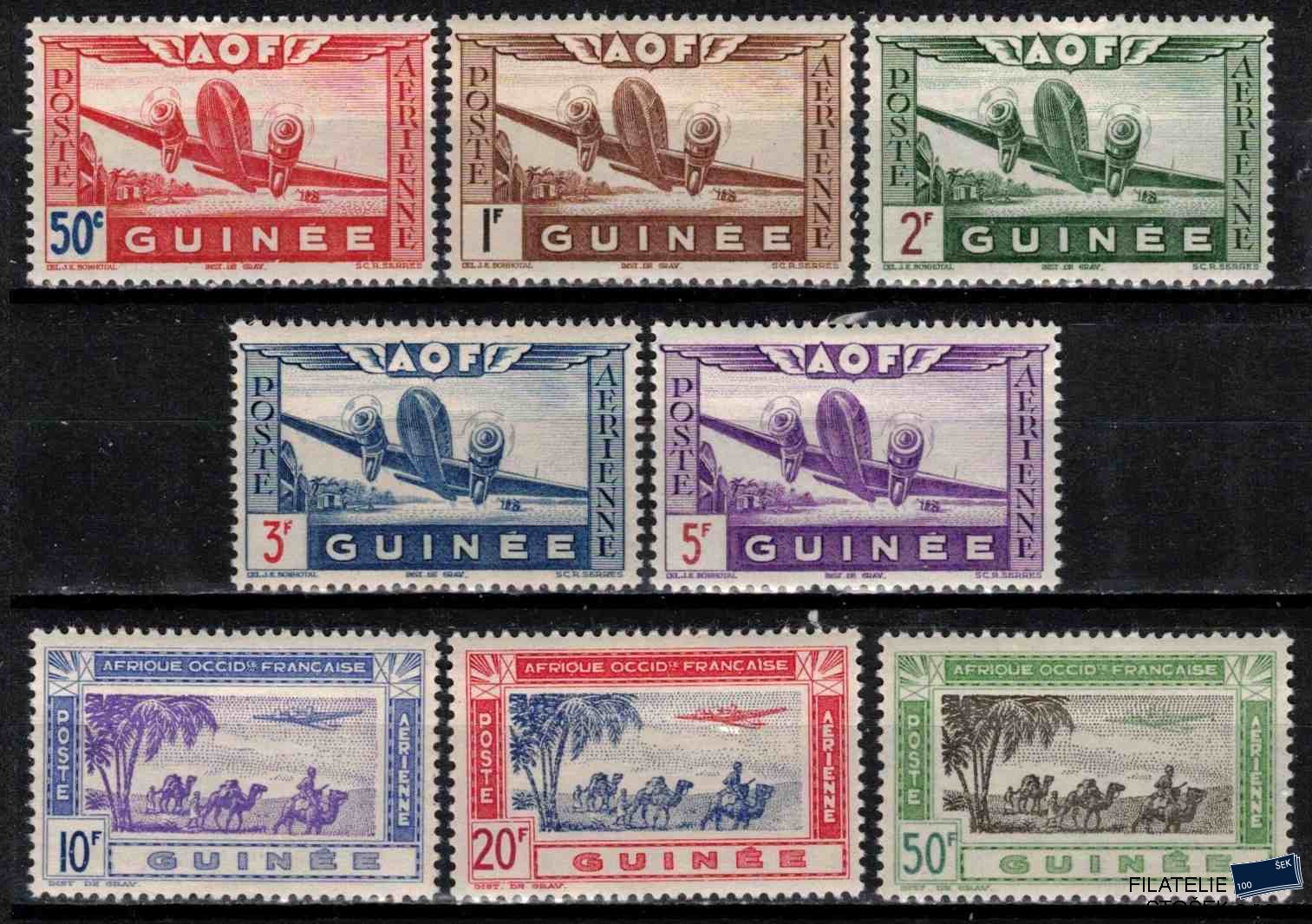 Guinée známky Yv PA 10-17